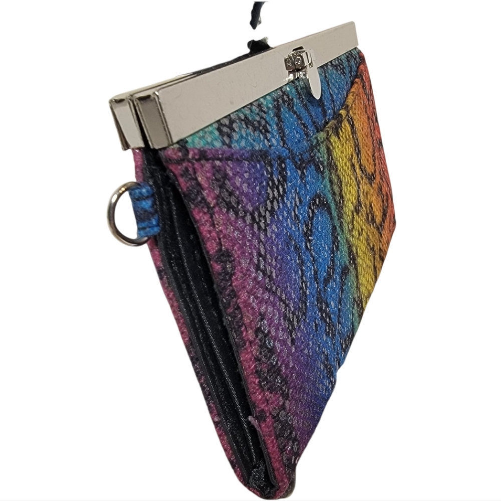Rainbow Snake Print Clutch Wallet - Picture 3 of 5